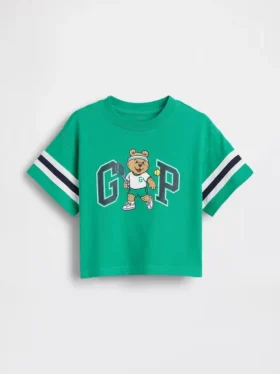 T-shirt oversize per neonato & bebè con logo grafico Brannan Bear Varsity