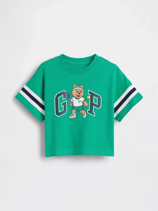 T-shirt oversize per neonato & bebè con logo grafico Brannan Bear Varsity