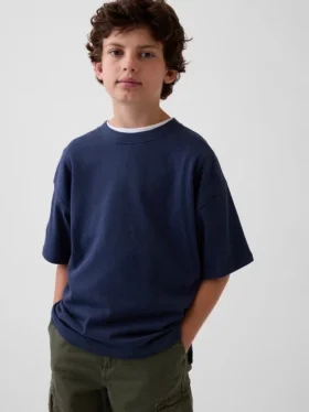 T-shirt oversize pesante per bambini