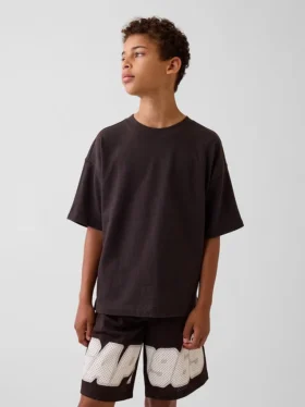 T-shirt oversize pesante per bambini