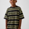 T-shirt oversize pesante per bambini
