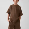 T-shirt oversize pesante per bambini