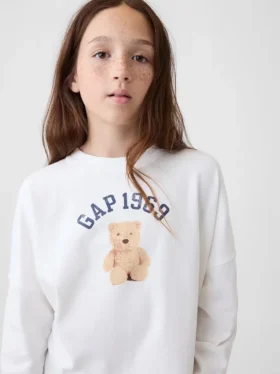 T-shirt oversize pesante per bambini