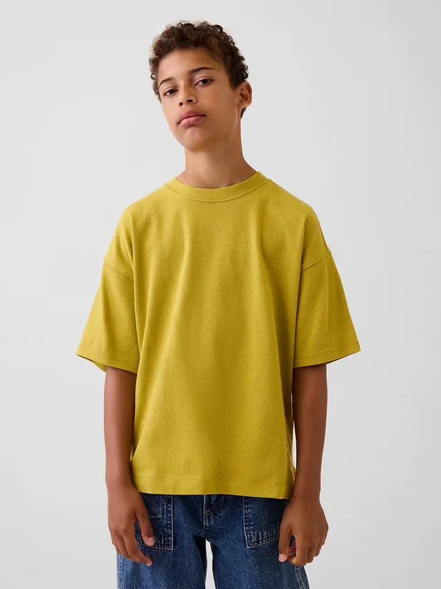 T-shirt oversize pesante per bambini