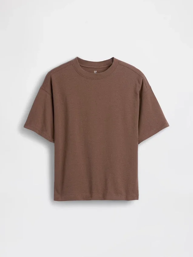 T-shirt oversize pesante per bambini