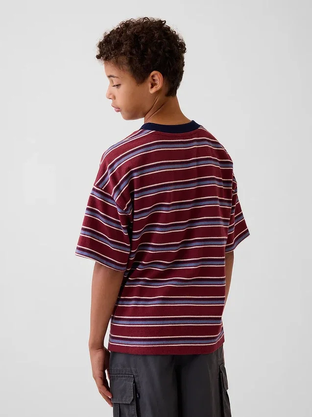 T-shirt oversize pesante per bambini