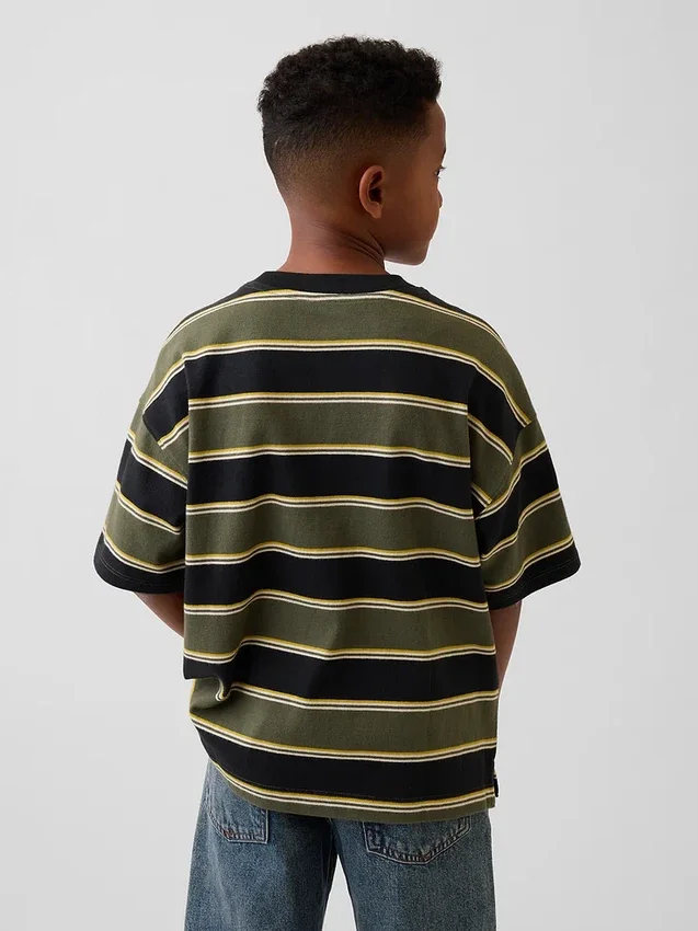 T-shirt oversize pesante per bambini