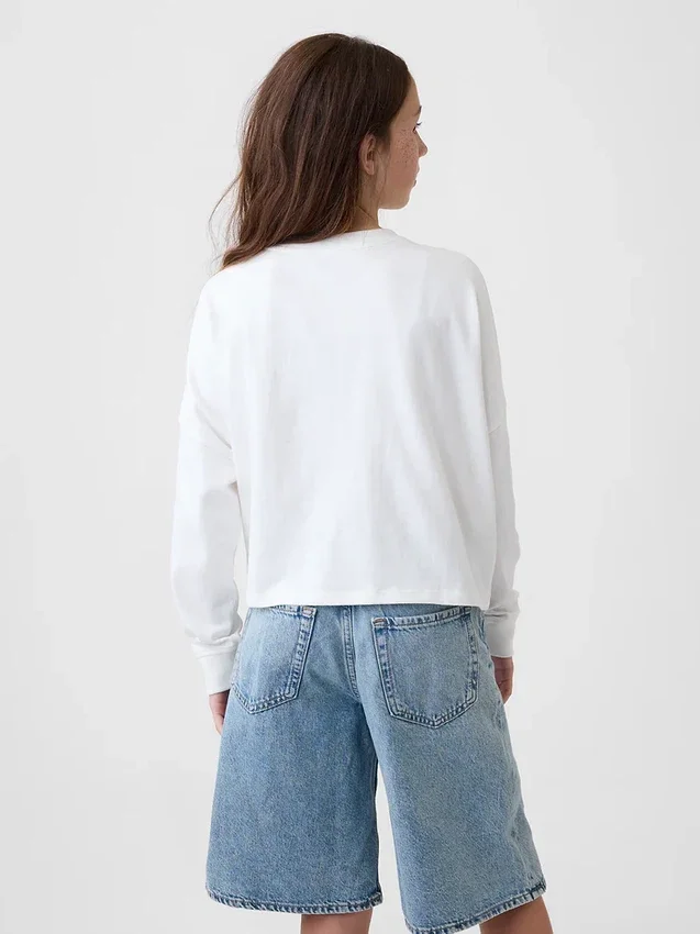 T-shirt oversize pesante per bambini