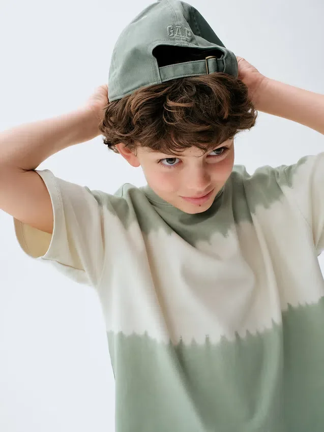 T-shirt oversize pesante per bambini