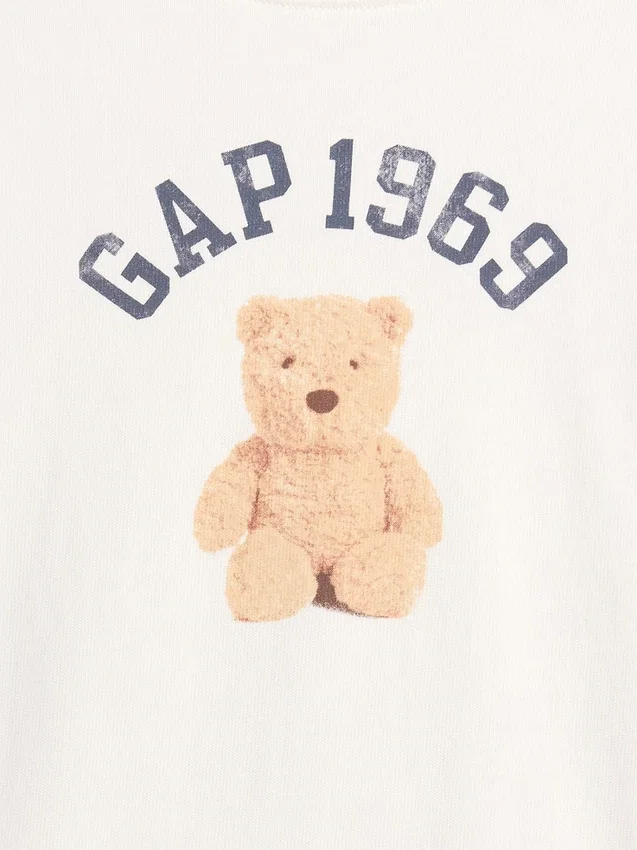 T-shirt oversize pesante per bambini
