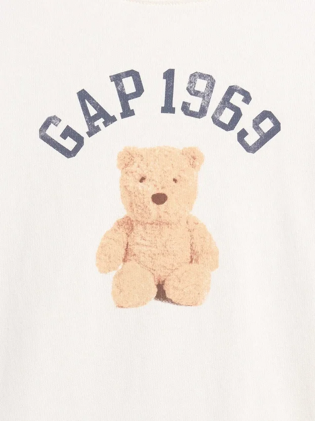 T-shirt oversize pesante per bambini