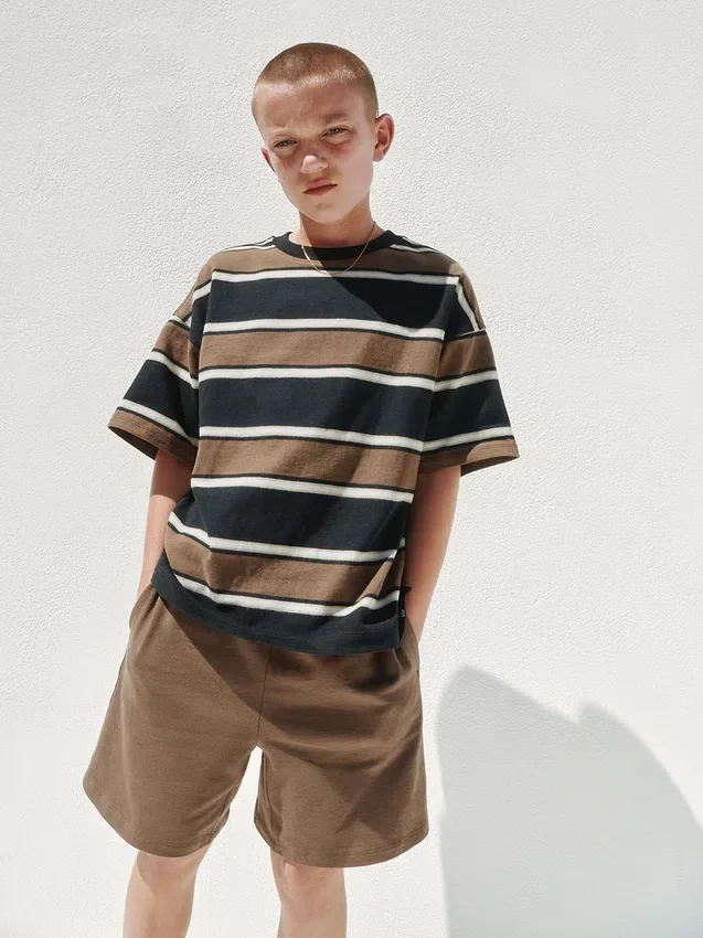 T-shirt oversize pesante per bambini
