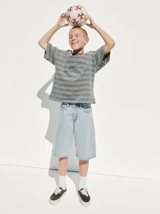 T-shirt oversize pesante per bambini