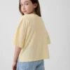 T-shirt oversize squadrata con logo dello Stato per bambini