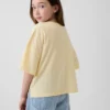 T-shirt oversize squadrata con logo dello Stato per bambini