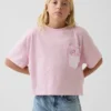 T-shirt oversize squadrata Hello Kitty per bambini