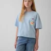 T-shirt oversize squadrata Hello Kitty per bambini