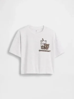 T-shirt oversize squadrata Hello Kitty per bambini