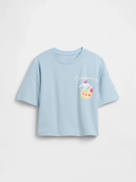 T-shirt oversize squadrata Hello Kitty per bambini