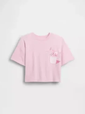 T-shirt oversize squadrata Hello Kitty per bambini