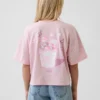 T-shirt oversize squadrata Hello Kitty per bambini
