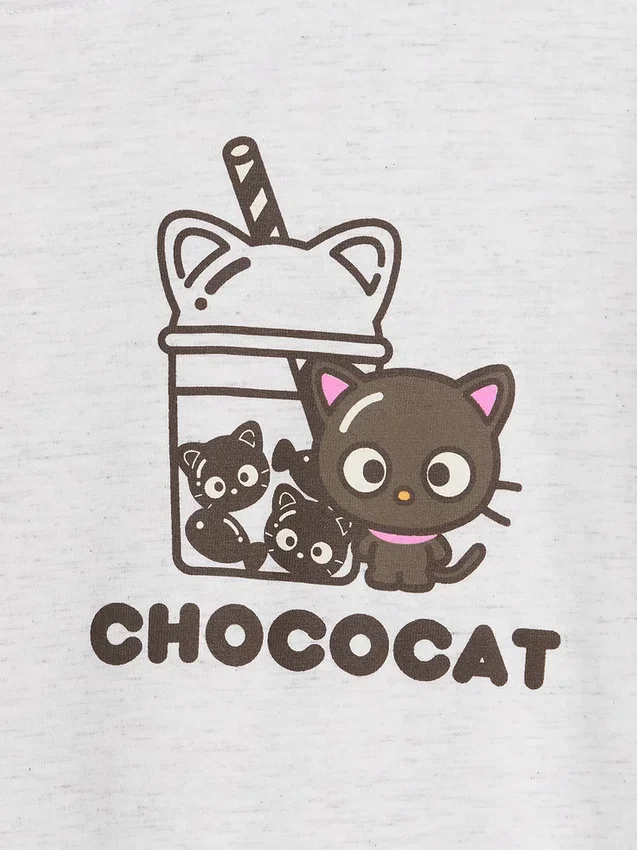 T-shirt oversize squadrata Hello Kitty per bambini