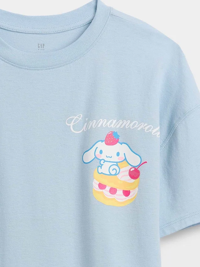 T-shirt oversize squadrata Hello Kitty per bambini