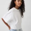 T-shirt oversize squadrata per bambini