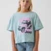 T-shirt oversize squadrata per bambini