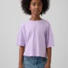 T-shirt oversize squadrata per bambini
