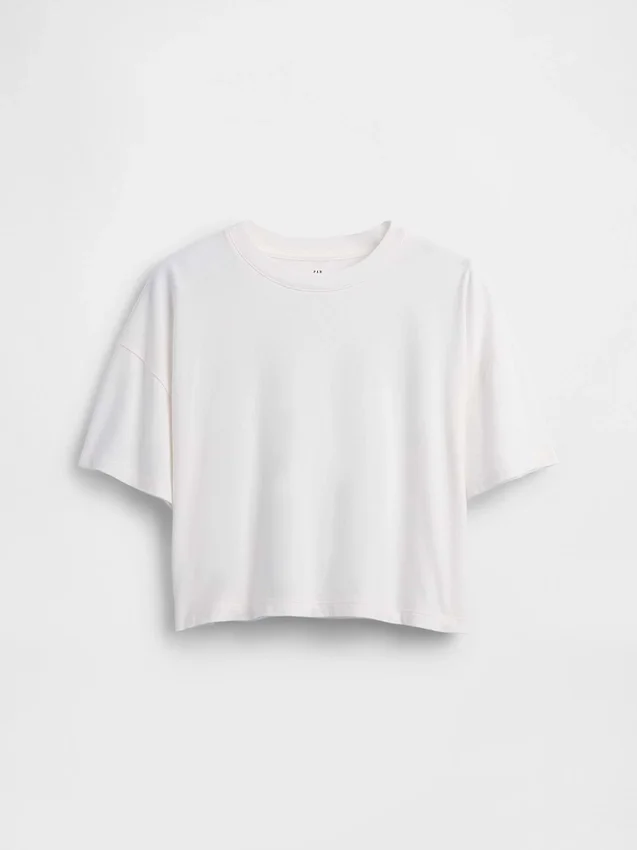 T-shirt oversize squadrata per bambini