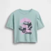 T-shirt oversize squadrata per bambini