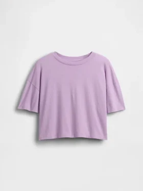 T-shirt oversize squadrata per bambini