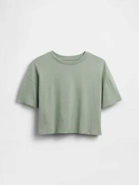 T-shirt oversize squadrata per bambini