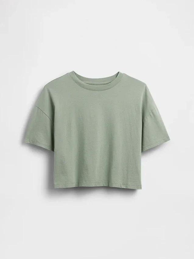 T-shirt oversize squadrata per bambini