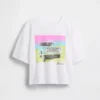 T-shirt oversize squadrata per bambini