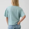 T-shirt oversize squadrata per bambini