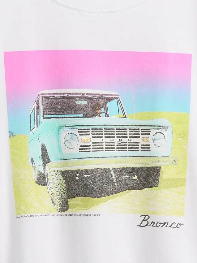 T-shirt oversize squadrata per bambini