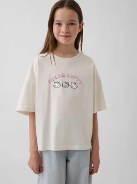 T-shirt oversize squadrata Sanrio per bambini