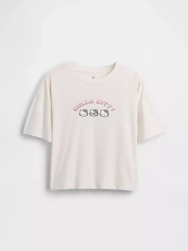 T-shirt oversize squadrata Sanrio per bambini