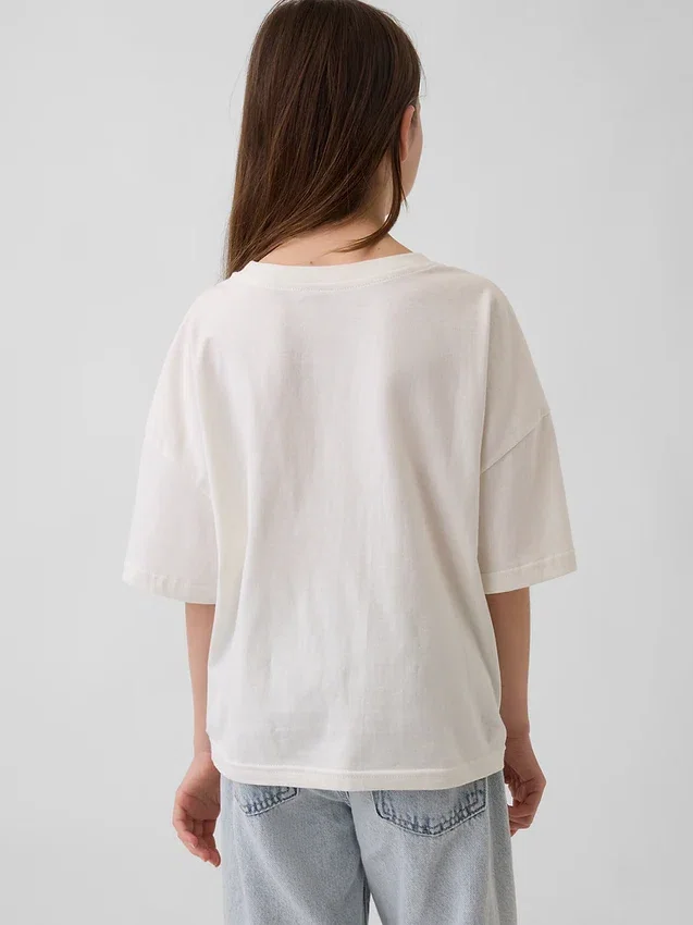 T-shirt oversize squadrata Sanrio per bambini