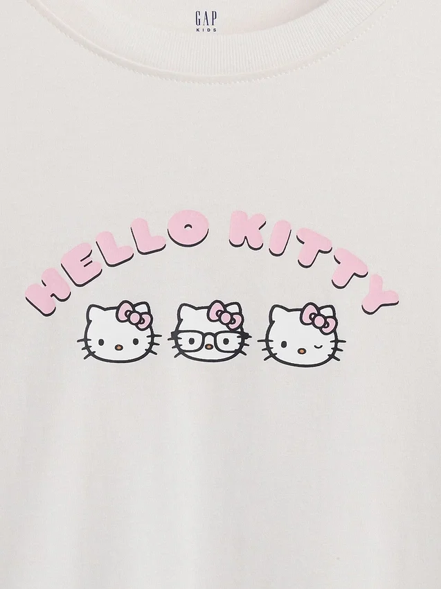 T-shirt oversize squadrata Sanrio per bambini