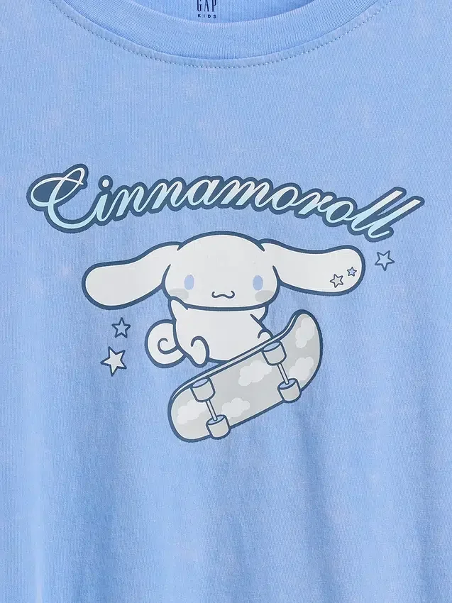 T-shirt oversize squadrata Sanrio per bambini