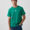 T-shirt per adulti con logo, dal taglio morbido e in tessuto pesante