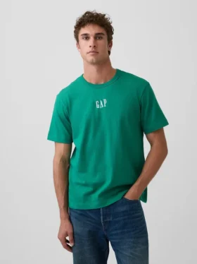 T-shirt per adulti con logo, dal taglio morbido e in tessuto pesante