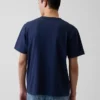 T-shirt per adulti con logo, dal taglio morbido e in tessuto pesante
