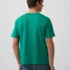 T-shirt per adulti con logo, dal taglio morbido e in tessuto pesante
