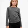 T-shirt per bambini con arricciature sui fianchi