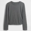 T-shirt per bambini con arricciature sui fianchi