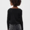 T-shirt per bambini con collo a fiocco